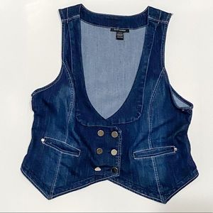 Blue Denim Vest